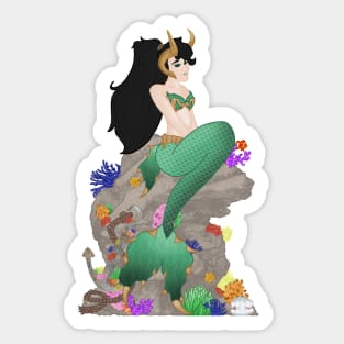 Mischieveous Mermaid V2 Sticker